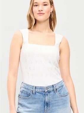 NWT Old Navy Eyelet Tank